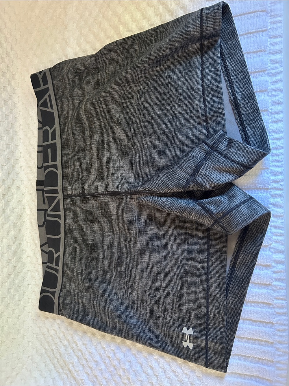 Under Armour Women’s Heather Charcoal Athletic Shorts